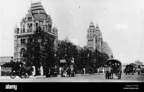 The Natural History Museum From Cromwell Road C 1890 Stock Photo Alamy