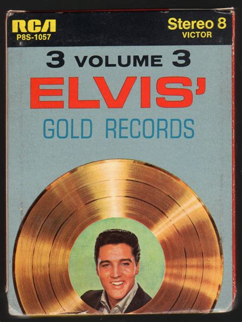 Elvis Presley Gold Records Vol 3 1963 Rca Re Issue A43 8 Track Tape