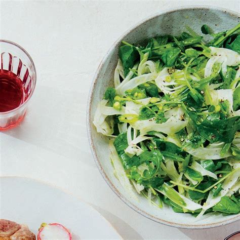 The cilantro and lime juice give this recipe an added latin flavor. Fennel and Arugula Salad with Meyer Lemon Vinaigrette ...