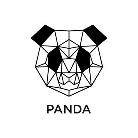 Panda With Polygon Style Design 2870453 Vector Art At Vecteezy