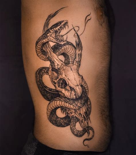 2448 x 3264 jpeg 557 кб. Snake and skull, done by Ahmad Jomaa at Morbid Tattoo in ...