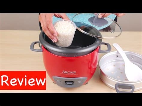 Aroma 6 Cup Rice Cooker And Food Steamer Review YouTube