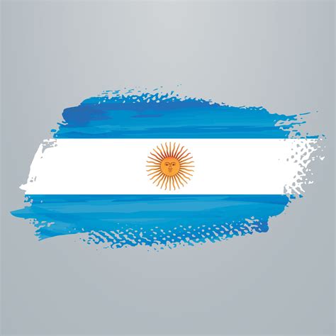 Argentina Flag Brush 2632113 Vector Art At Vecteezy