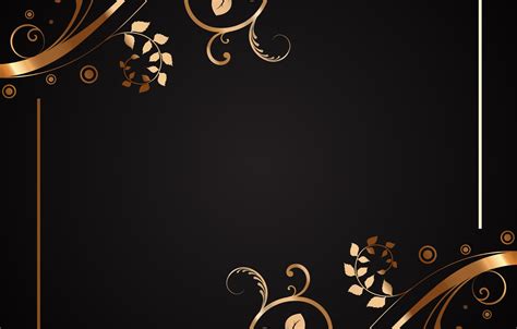 Download Wallpaper Gold And Black Hd