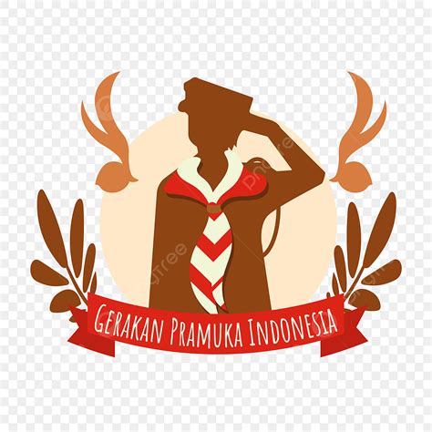 Scout Salute Clipart Transparent Background Gerakan Pramuka Indonesia Day Scout Salute
