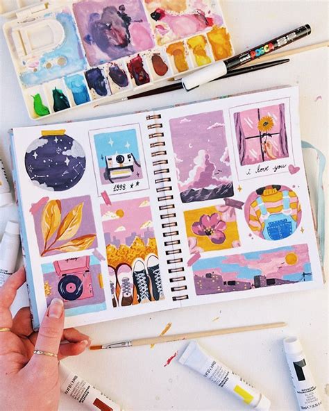 Mikaela Serur 🍍 No Instagram “muito Amor Por Essas Mini Pinturas Em