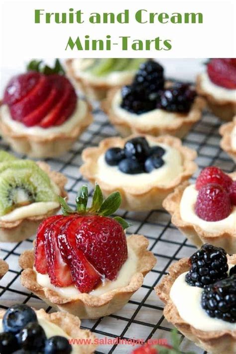 Mini Fruit Tarts With Vanilla Pastry Cream And The Best Shortbread