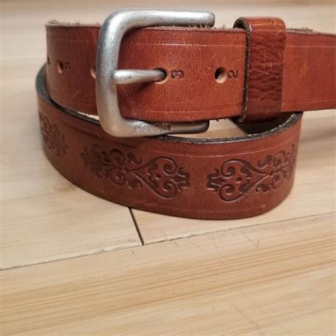 Abercrombie And Fitch Accessories Abercrombie Fitch Stamped Leather Belt Poshmark