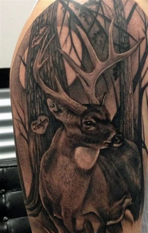 45 Cute Inspiring And Beautiful Deer Tattoo Designs Petpress