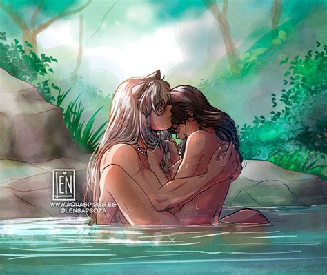 Inuyasha And Higurashi Kagome Inuyasha Drawn By Lennys Danbooru