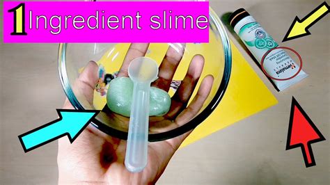 No glue slime can be made with different textures, using a variety of ingredients, most of which are available in your home. 1 Ingredient Only - Face Mask Slime - How to Without Glue No Borax - YouTube