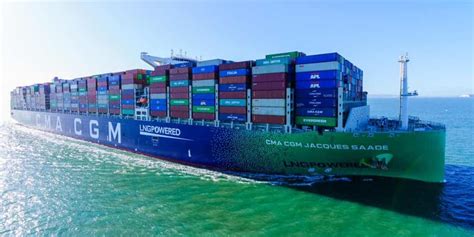 Photos Worlds Largest Lng Powered Container Ship Cma Cgm Jacques
