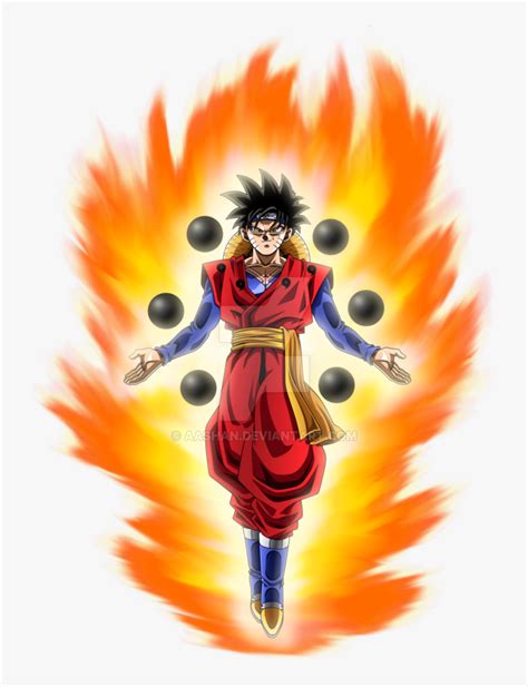Naruto And Goku Png Goku Naruto Luffy Fusion Transparent Png Is Free