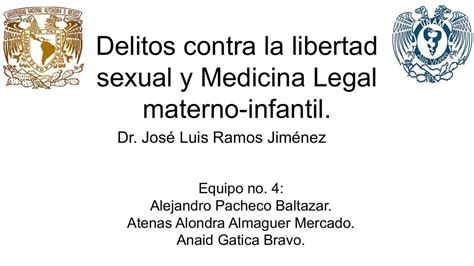 Delitos Contra La Libertad Sexual Y Medicina Legal M Nica Arredondo