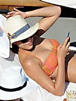 Jessica Alba In Orange Bikini On Vacation In Italy