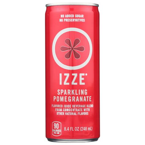 Izze Can Sparkling Pomegranate 84 Fl Oz