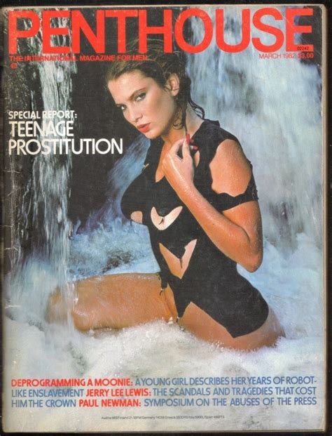 Penthouse Magazine March 1982 Carla Russell Cover Pictorial Sharon