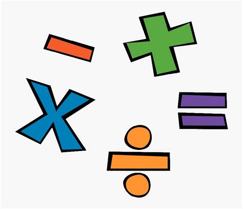 Cartoon Math Symbols