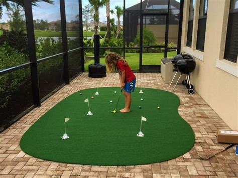 Groturf specializes in the design and construction of custom residential and commercial putting greens and short game practice areas using high quality, long lasting, artificial grass varieties. Pin on Golf putting green