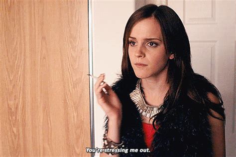 Stressed Emma Watson  Find And Share On Giphy