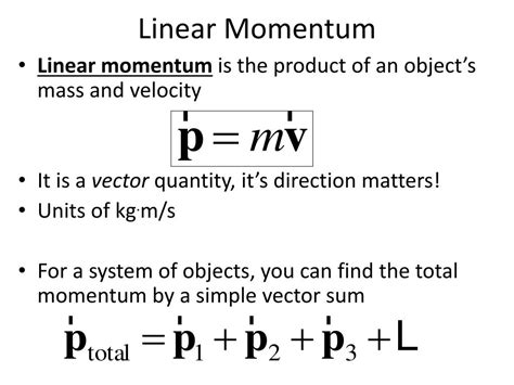 Ppt Chapter 10 Linear Momentum And Collisions Powerpoint Presentation