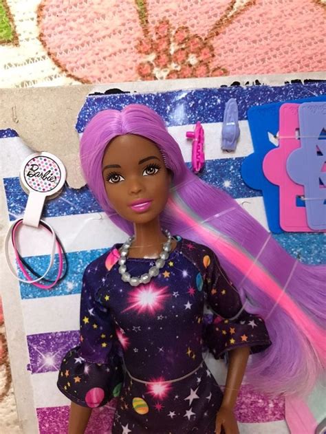 This Is An African American Barbie Color Surprise Doll With Very Long