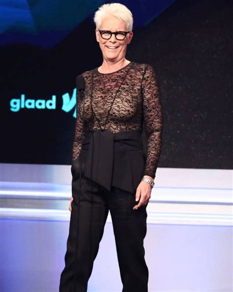 Jamie Lee Curtis Turns Heads At The Glaad Media Awards In Sheer Lace