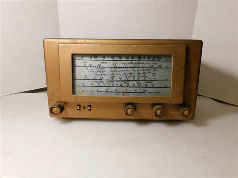 Vintage Hallicrafters Model S 38d Radio Receiver For Repair Parts