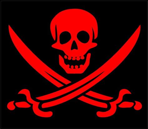 Pirate Flag Decal Sticker 08