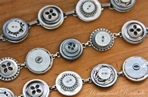 Homestead Revival Button Bracelet Tutorial