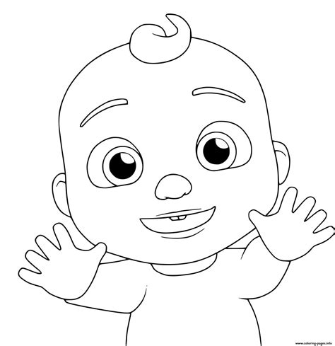 Cocomelon Coloring Pages Coloring Home Images And Photos Finder