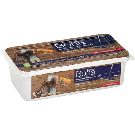 Bona Disposable Wet Cleaning Pads For Hardwood Floors