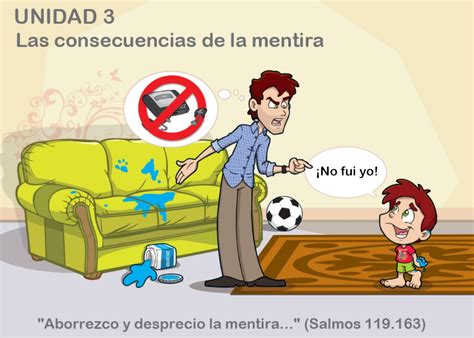 Unidad 3 Las Consecuencias De La Mentira ~ Escuelita Biblica Infantil