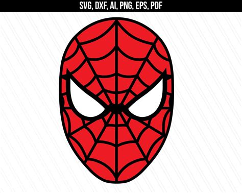 Spiderman SVG Spiderma face svg Superhero svg Spiderman | Etsy