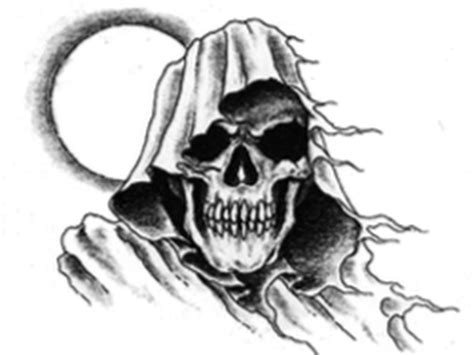 Download Drawn Grim Reaper Flying Grim Reaper Transparent Tattoo