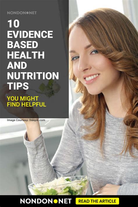 evidence based 10 health and nutrition tips nondonblog