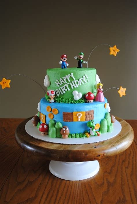 Happy birthday super mahrio ultimate metal forum. Mario Brothers Nintendo Birthday Cake | Birthday Cakes ...