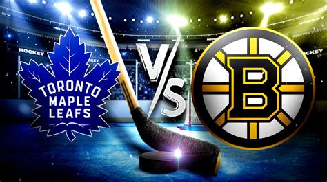 Maple Leafs Bruins Prediction Odds Pick How To Watch