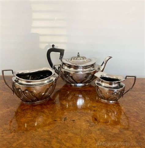 Antiques Atlas Antique Edwardian Quality Silver Plated Tea Set