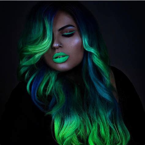 Neon Green Hair Color By Hairgodzito Pulpriothair