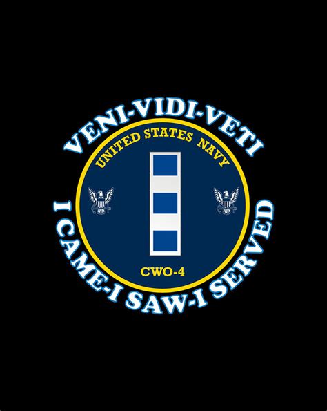Navy Chief Warrant Officer Cwo Vvv Badge Digital Art By Frank Nguyen