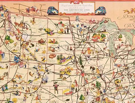 A Good Natured Map Of The United States And A Guide To The Wonderful