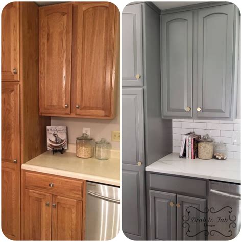 Painting Kitchen Cabinets Gray For A Sophisticated Look Kitchen Cabinets