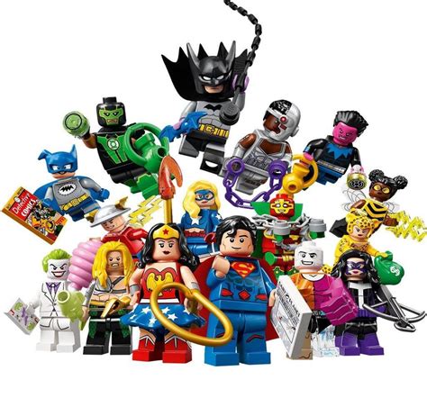 lego dc collectibles collectible minifigures officially unveiled