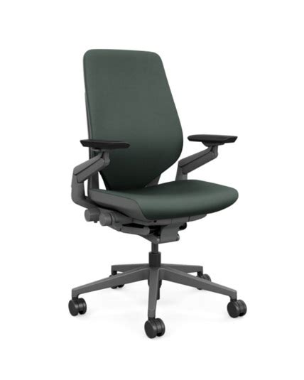 It features highly adjustable arms, different padding, and is styled differently. Steelcase Gesture Chair, All Features, 4-Way Arms ...