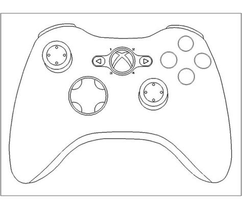 Xbox one controller coloring page. Pinterest • The world's catalog of ideas