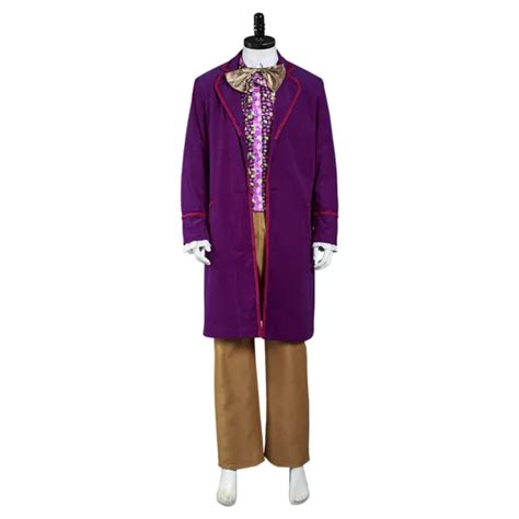 Willy Wonka And The Chocolate Factory Gene Wilder 1971 Cosplay Uniform