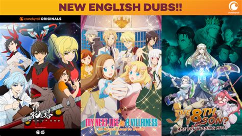 New Crunchyroll Anime Dubs Arrive Next Week Funimation Back On