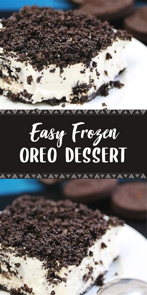 Easy Frozen Oreo Dessert Cindy Glover