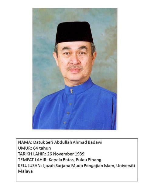 Perdana menteri malaysia mahathir mohamad tiba di jakarta, kamis sore (28/6) pukul 18.05. GENIUS KIDS ZONE: 6 PERDANA MENTERI MALAYSIA